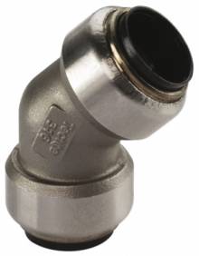 Produktbild: Tectite 3692154 Steck-Fitting Bogen Edelstahl 54 mm 45° IG/IG