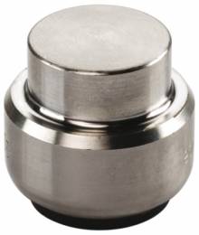 Produktbild: VSH Tectite Steck-Fitting Kappe Edelstahl 15 mm lösbar 4756191