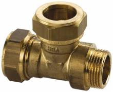 Produktbild: Klemmverschraubung Einschraub T-Stück 15x15x1/2" AG  VSH Super 