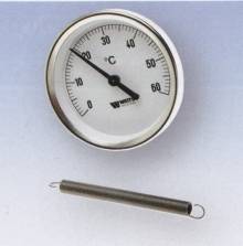 Produktbild: Bimetall-Anlegethermometer TAB 80  0-60&deg;  &Oslash; 80 mm