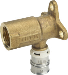 Produktbild: ALPEX Wandwinkel 52 mm 16 mm x Rp1/2" IG, Messing