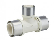 Produktbild: Alpex-L T-Stück ungleiche Abgänge 40-32-40 mm PPSU 