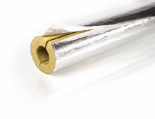 Produktbild: Alu Mineralfaserschalen, Steinwolle alukaschiert  Rohr 15mm/30mm  D&auml;mmst&auml;rke 
