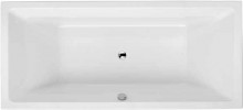 Produktbild: BEACH Duo-Badewanne 2000x900x450 mm,BH 200,Ablauf 52 mm,weiß 