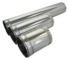 Produktbild: BERTRAMS Doppelwandig Rohr Länge 1000 mm DN 130