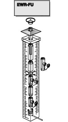 Produktbild: BERTRAMS Schornstein EWR-FU Komplettpaket ca. 7 mtr. DN 150 