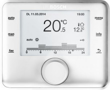 Produktbild: BOSCH außentemperaturgef. Regler CW 400 für bis 4 Heizkreise und 2 WW-Ladekreise