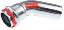 Produktbild: SudoPress C-Stahl Bogen VCC 040 d 15 I/A 45° mit EPDM O-Ring  (V-Kontur)