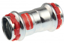 Produktbild: SudoPress C-Stahl Muffe VCC 270 d 15 mit EPDM O-Ring  (V-Kontur)