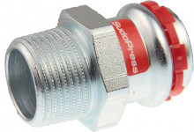 Produktbild: SudoPress C-Stahl Üb.Stück VCC 243G d 15 x 1/2 AG mit EPDM O-Ring  (V-Kontur)