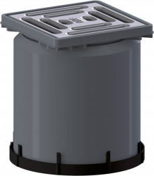 Produktbild: DALLMER Aufsatz E 10, Rost aus Edelstahl 100x100mm, für 47252-47254
