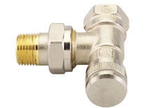 Produktbild: DANFOSS Rücklaufverschraubung RLV, Eck 1/2" Eckform, vernickelt