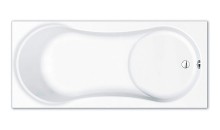 Produktbild: repaBAD DUBLIN Rechteck Badewanne 170x70x43 cm Weiss