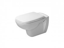 Produktbild: Duravit D-CODE Wand-Tiefspül-WC spülrandlos 355 x 545 mm, 4,5 Liter, weiß