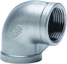 Produktbild: Edelstahl V4A / G316 Winkel 90&deg;   1/2" I/I