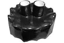 Produktbild: FLEXALEN Schrumpfmanschette Doppelrohr 2 x 25 mm, H&uuml;llrohr 111 mm