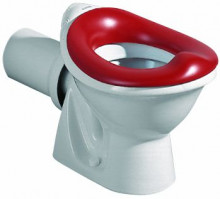 Produktbild: GEBERIT BAMBINI WC-Sitzring für Kleinkinder rubinrot, für BABY Tiefspül-WC