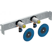 Produktbild: GEBERIT 619671001 FlowFit Anschlusswinkel 90&deg; 20 mm x Rp 1/2",Abdichts.,2-fach,Rotguss