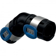 Produktbild: GEBERIT 620062001 FlowFit Bogen 45° 25 mm, PPSU