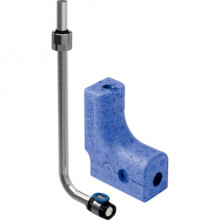 Produktbild: GEBERIT FlowFit Metallrohr-Anschlussb. 16 x 15 mm,90°,L:30mm, SiBr 1 Stück