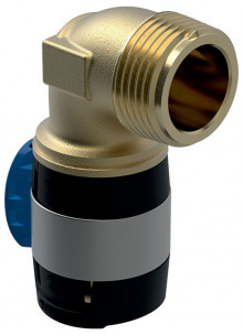 Produktbild: GEBERIT 620510001 FlowFit Übergangsbogen 90° AG 16 mm x R1/2", Rotguss