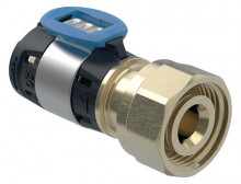 Produktbild: GEBERIT FlowFit Verteilerabgang f.Eurok. 20 mm x EuG3/4", SiBr