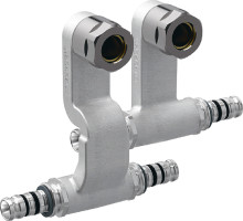 Produktbild: GEBERIT Mepla Set Anschluss-T-Stück 16x15x16 mm, für Vor- und Rücklauf 