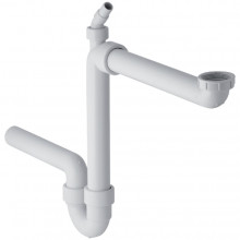 Produktbild: GEBERIT Röhrensiphon - Raumsparmodell 1 1/2"x40mm, 1-teilig
