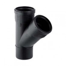 Produktbild: GEBERIT Silent-PP Abzweig 45° mit Muffen DN 110/40 mm