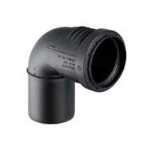 Produktbild: GEBERIT Silent-PP Bogen 87,5° mit Muffe DN 75 mm