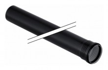 Produktbild: GEBERIT Silent-PP Rohr mit 1 Muffe Länge 1000 mm, DN 75
