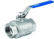 Produktbild: GEBO Edelstahl Kugelhahn   voller DG  2-teilig   1/2"IG, 