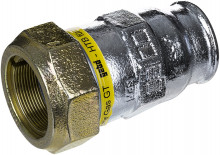 Produktbild: GEBO Klemmverbinder Gas-Temperguss-Verschraubung m. einem Innengewinde, 3/4"