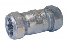 Produktbild: GEBO Temperguss-Klemmverbinder Muffe für Stahlrohr 21,3 x 21,3 mm 1/2" Typ  O