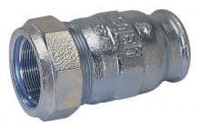 Produktbild: GEBO Temperguss-Klemmverbinder Muffe für Stahlrohr 21,3 mm x IG 1/2"