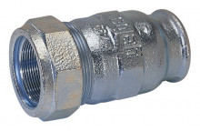Produktbild: GEBO Temperguss-Klemmverbinder Muffe für Stahlrohr 48,3mm x IG 1 1/2"