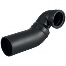 Produktbild: Geberit Wandklosettbogen 367.902.16.1 waager. Mon.90 Grad rechts110/110schwarz