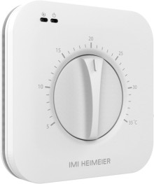 Produktbild: HEIMEIER Raumthermostat DS1 V2 230 V, Aufputzmontage, wei&szlig;