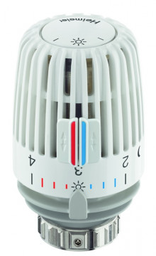 Produktbild: HEIMEIER Thermostatkopf K, mit Fühler , mit Diebstahlsicherung  weiss