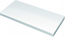 Produktbild: HZ-Enddeckel ES für Steigstrangprofil STP 50 x 100 mm. Passend für U-Form. Dekor: Weiß