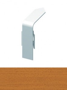 Produktbild: HZ-Sockelleiste - Innenecke für Sonderlösungen Nr. 4131 - Buche dunkel