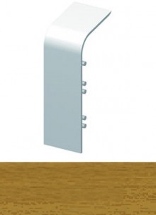 Produktbild: HZ-Sockelleiste - Stoßverbinder für Sonderlösung Nr. 163 - Eiche hell