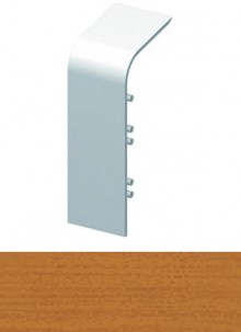 Produktbild: HZ-Sockelleiste - Stoßverbinder für Sonderlösung Nr. 4133 - Buche dunkel
