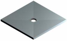 Produktbild: KERMI Point-Board Duschplatz 800x800x40 mm, Ablauf mittig 