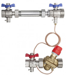Produktbild: KERMI x-net WMZ-Einbauset AB-PM 1" H DN 20