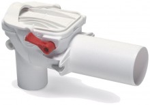 Produktbild: KESSEL Rückstaudoppelverschluss für Waschtischsiphons, Kunststoff DN50 
