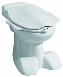 Produktbild: KIND Stand-Tiefspül-WC Abgang waagrecht, weiß 