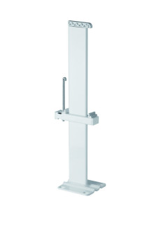 Produktbild: Kermi Standkonsole innenlieg. 60x10, AK3 Mittenanschl.22/33,BH=300-554,L=450,wei&szlig;