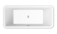 Produktbild: repaBAD LIVORNO Freistehende Badewanne 180x80x46 cm Weiss