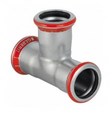 Produktbild: GEBERIT MAPRESS C-Stahl T-St&uuml;ck 18 mm, verzinkt 21003